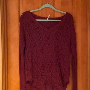 Free people v neck sweater